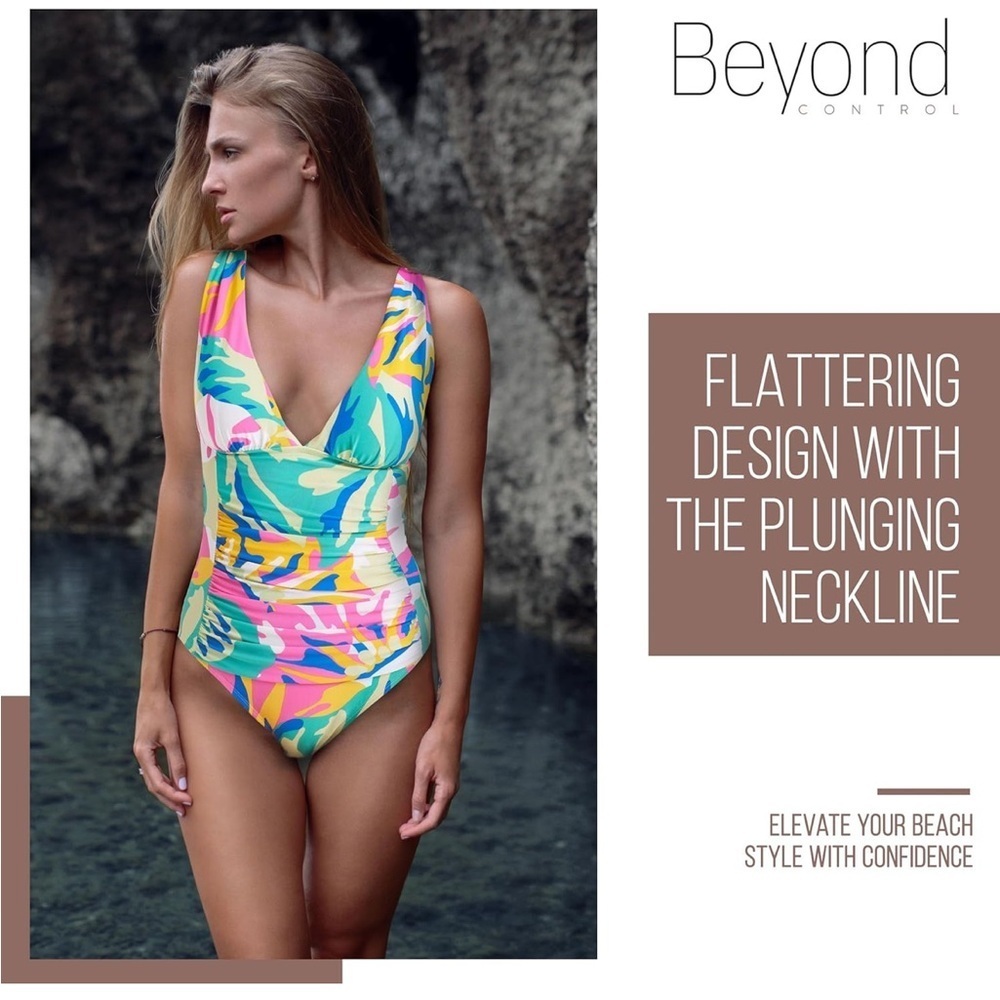 Beyond Control One Piece Swimsuit,‎ Bathing Suit for Women with Tummy Control